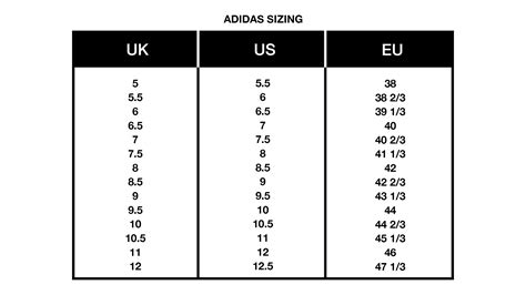 Yeezy Size Chart For Men