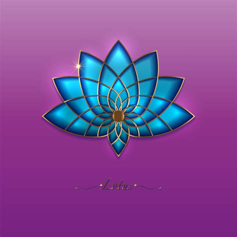 Blue Lotus Vector