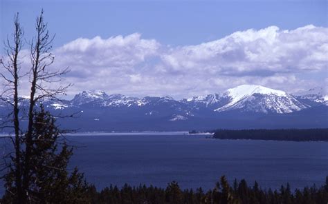 Yellowstone Lake, Yellowstone National Park, WY We rented a boat to go out on the lake for a ...