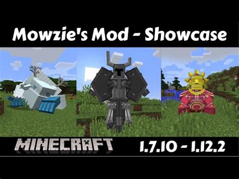 Minecraft Mods: Mowzie's Mobs Showcase - Many Mobs and Powers - YouTube