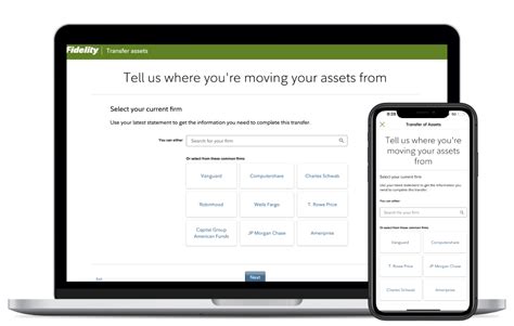 Transfer Your Assets-Investments to Fidelity