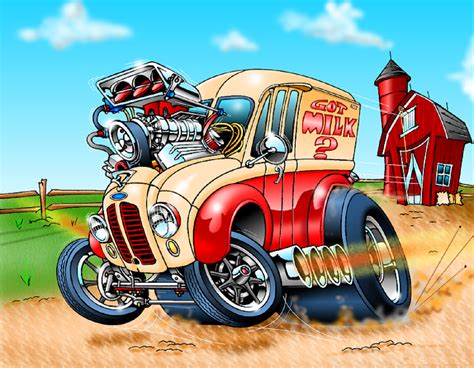 Pin by John Wikoff III on WONDERFUL ILLUSTRATIONS | Truck art, Cartoon car drawing, Cool car ...