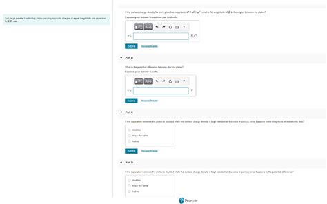 Solved If the surface charge density for each plate has | Chegg.com