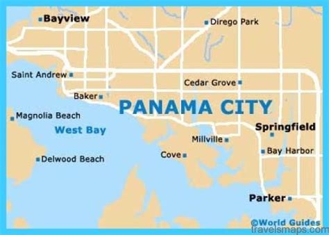 MAP OF PANAMA CITY - TravelsMaps.Com