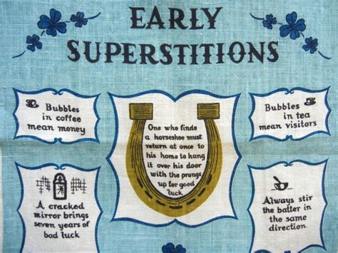 Vintage Early American Superstitions Wall Hanging | American ...