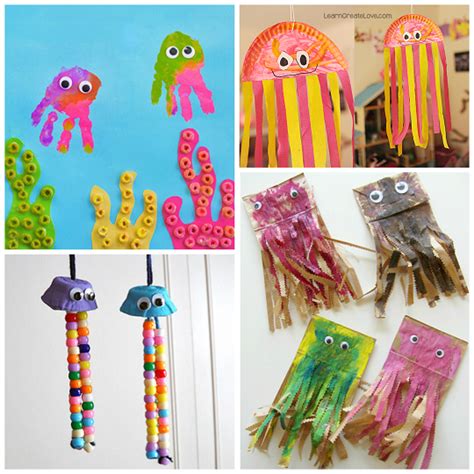 Wiggly Jellyfish Crafts for Kids to Make - Crafty Morning