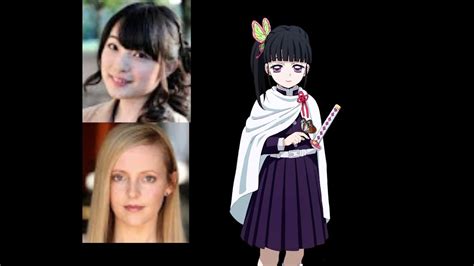 Anime Voice Comparison- Kanao Tsuyuri (Demon Slayer) - YouTube