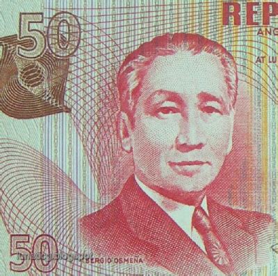 Philippine 50 pesos banknote; Sergio Osmena | Lunaticg Coin