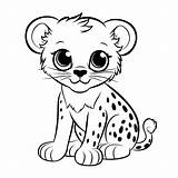Free Printable Cheetah Coloring Pages For Kids Pata Sauti sketch template
