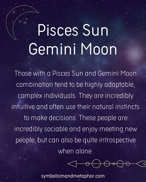 12 Pisces Sun Gemini Moon Personality Traits