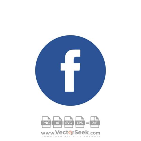 Facebook Icon Circle Logo Vector - (.Ai .PNG .SVG .EPS Free Download)