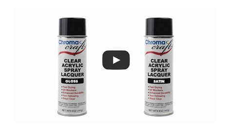 Clear Acrylic Spray Lacquer - Spiracraft