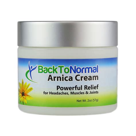 2 oz • Back To Normal Arnica Cream™ - Back To Normal