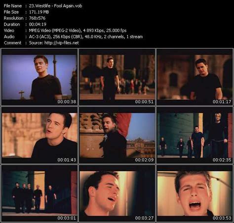 Westlife «Fool Again» VOB File