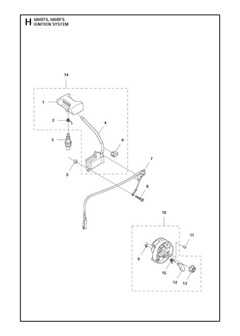 Husqvarna 580BTS: Exploring the Parts Diagram