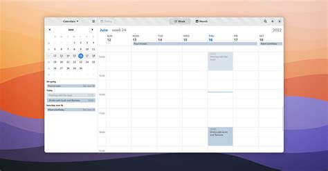 GNOME Calendar's New WIP Sidebar Looks Very Useful - OMG! Linux