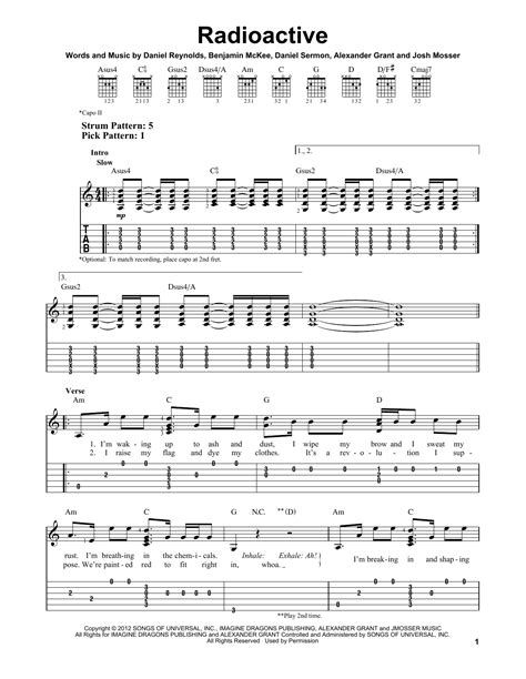 Radioactive | Sheet Music Direct