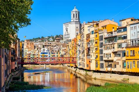 Girona Old Town, Catalonia, Spain - GlobePhotos - royalty free stock images