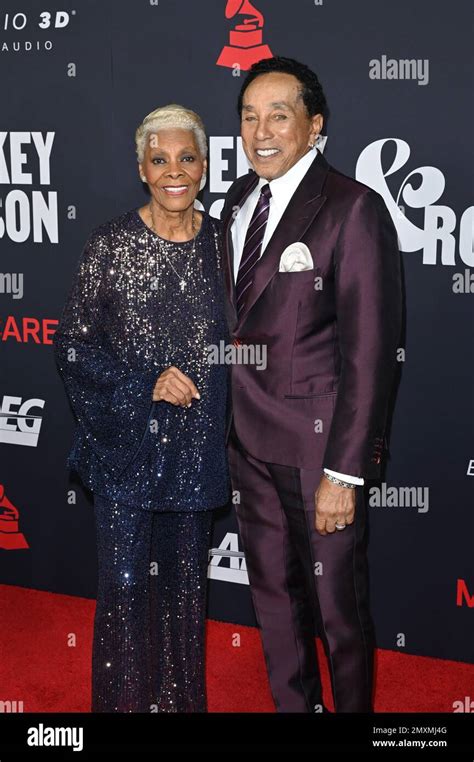 Los Angeles, USA. 03rd Feb, 2023. Dionne Warwick & Smokey Robinson at ...