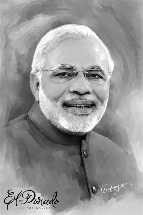 Drawing Narendra Modi Pencil Sketch - Download Free Mock-up