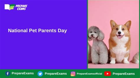 National Pet Parents Day 2023 - PrepareExams