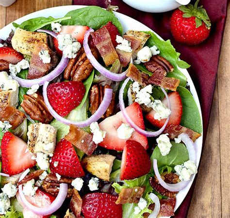 Loaded Strawberry Fields Salad - Iowa Girl Eats