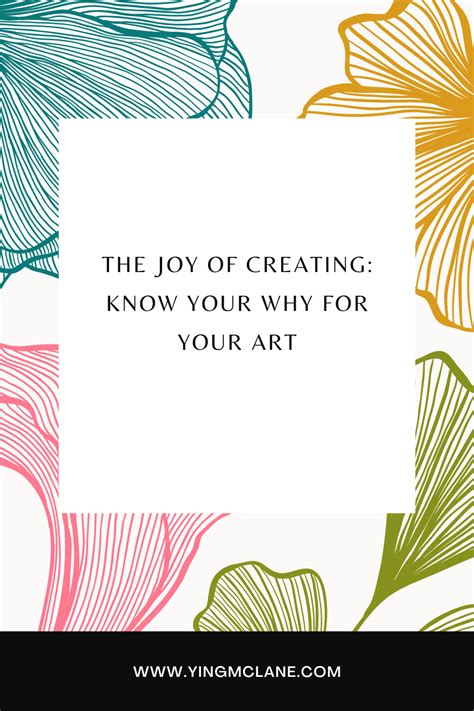 Finding Joy in Your Art - Ying McLane