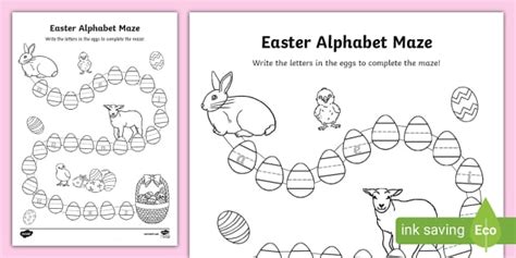 Letter Printable Mazes For Kids