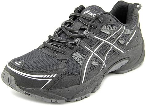 Amazon.com | ASICS Men's Gel-Venture 4 4E Running Shoe, Black/Onyx/Silver, 8 4E US | Trail Running