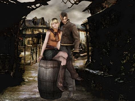 Leon and Ashley wallpaper - Leon Kennedy Wallpaper (32784138) - Fanpop