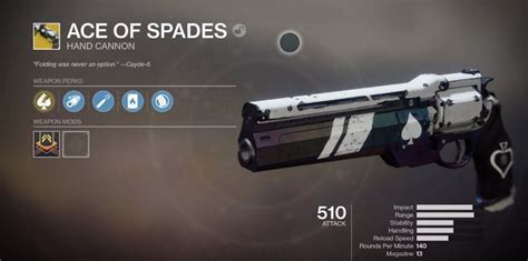 ‘Destiny 2: Forsaken’ Ace of Spades Quest: How to Get Cayde’s Exotic ...