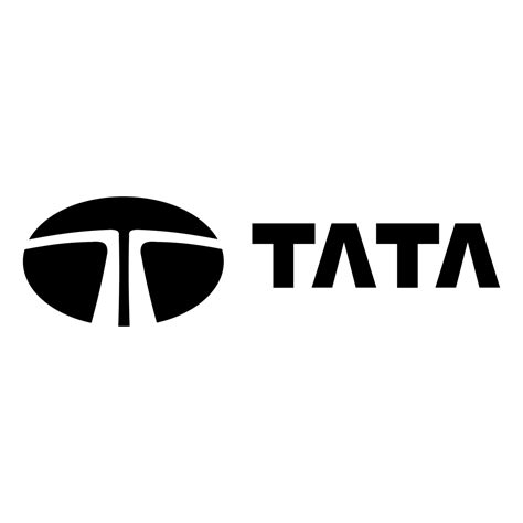 TATA Logo Black and White – Brands Logos