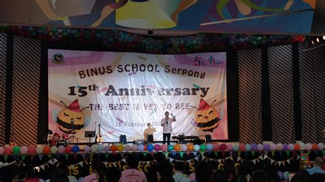 15th Anniversary BINUS SCHOOL Serpong - BINUS SCHOOL Serpong