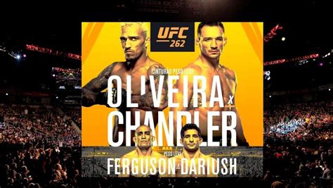 UFC 262 Fightcard