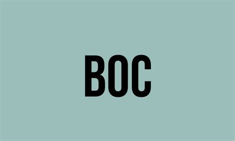 What Does Boc Mean? - Meaning, Uses and More - FluentSlang