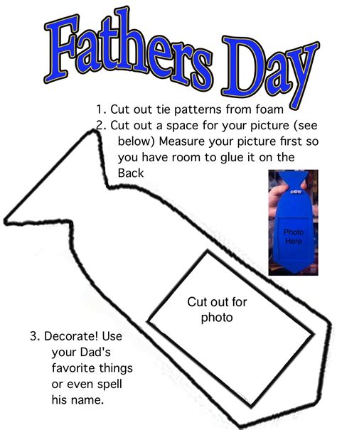 Cook's Arts & Crafts Shoppe: Fathers Day Kids Craft