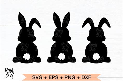 Easter svg easter bunny svg Bunny silhouette three bunnies | Etsy in ...