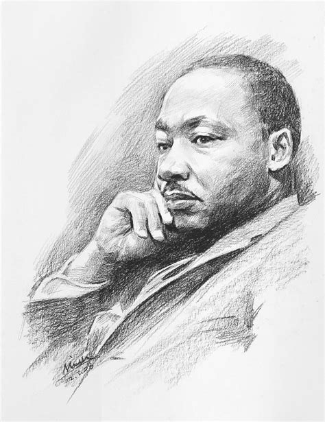 Martin Luther King Jr Sketch | ubicaciondepersonas.cdmx.gob.mx