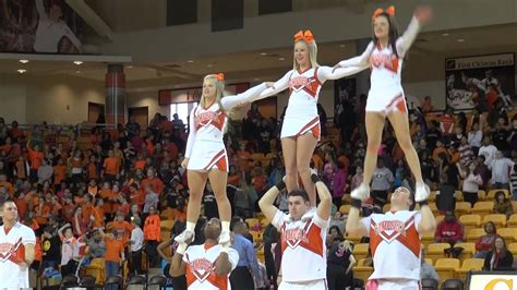 Campbell University Cheerleaders - Education Day 2014-15 - YouTube