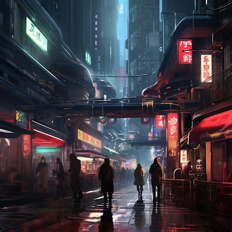 Illustrate cyberpunk sci fi futuristic art for your project by Jelbelonwu | Fiverr