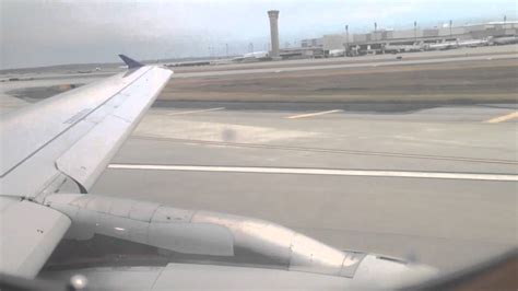 United a320 takeoff Houston IAH - YouTube