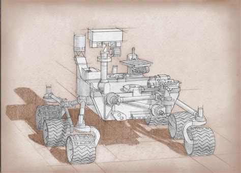 Mars 2020 rover concept sketch | The Planetary Society