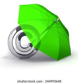 Copyright Symbol Umbrella Protection Green Stock Illustration 244993648 | Shutterstock