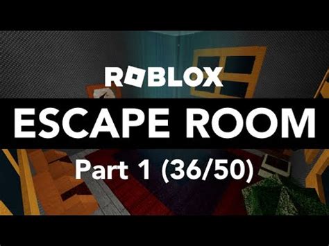 Roblox Escape Room Walkthrough Tutorial | Part 1 (36/50) - YouTube