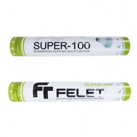 FELET SHUTTLECOCK SUPER 100 (100% ORIGINAL) | Shopee Malaysia