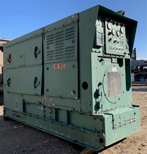 Used U.S. Army 100kW Diesel Generator 100 6A162188