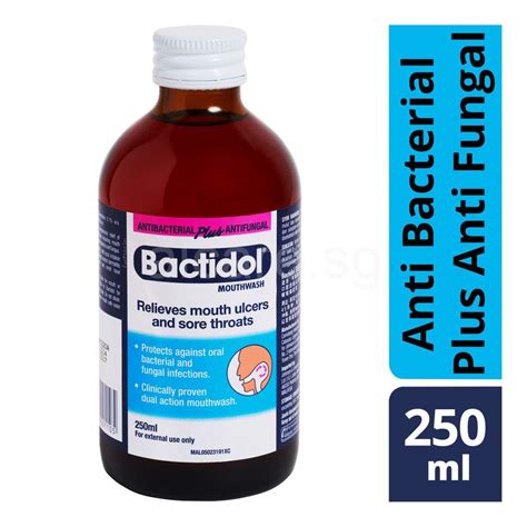 Bactidol MouthWash 250ml - Alcare Pharmaceuticals Pte Ltd