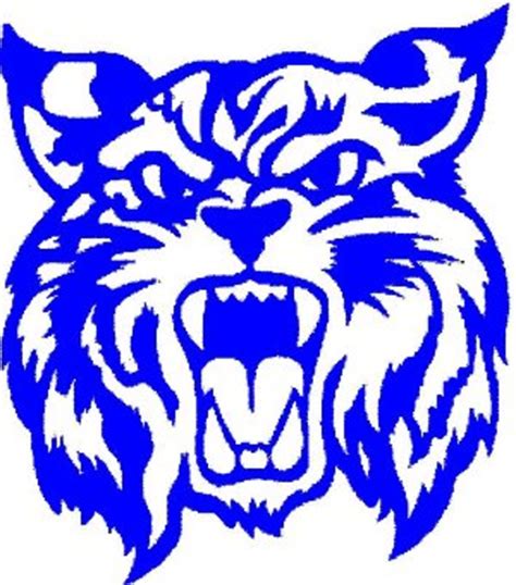 Wildcat Logo Blue | Free Images at Clker.com - vector clip art online ...