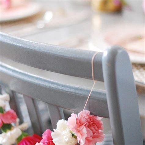 DIY \ Carnation Chair Garland | Garland, Carnations, Diy