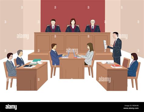 Courtroom scene hi-res stock photography and images - Alamy